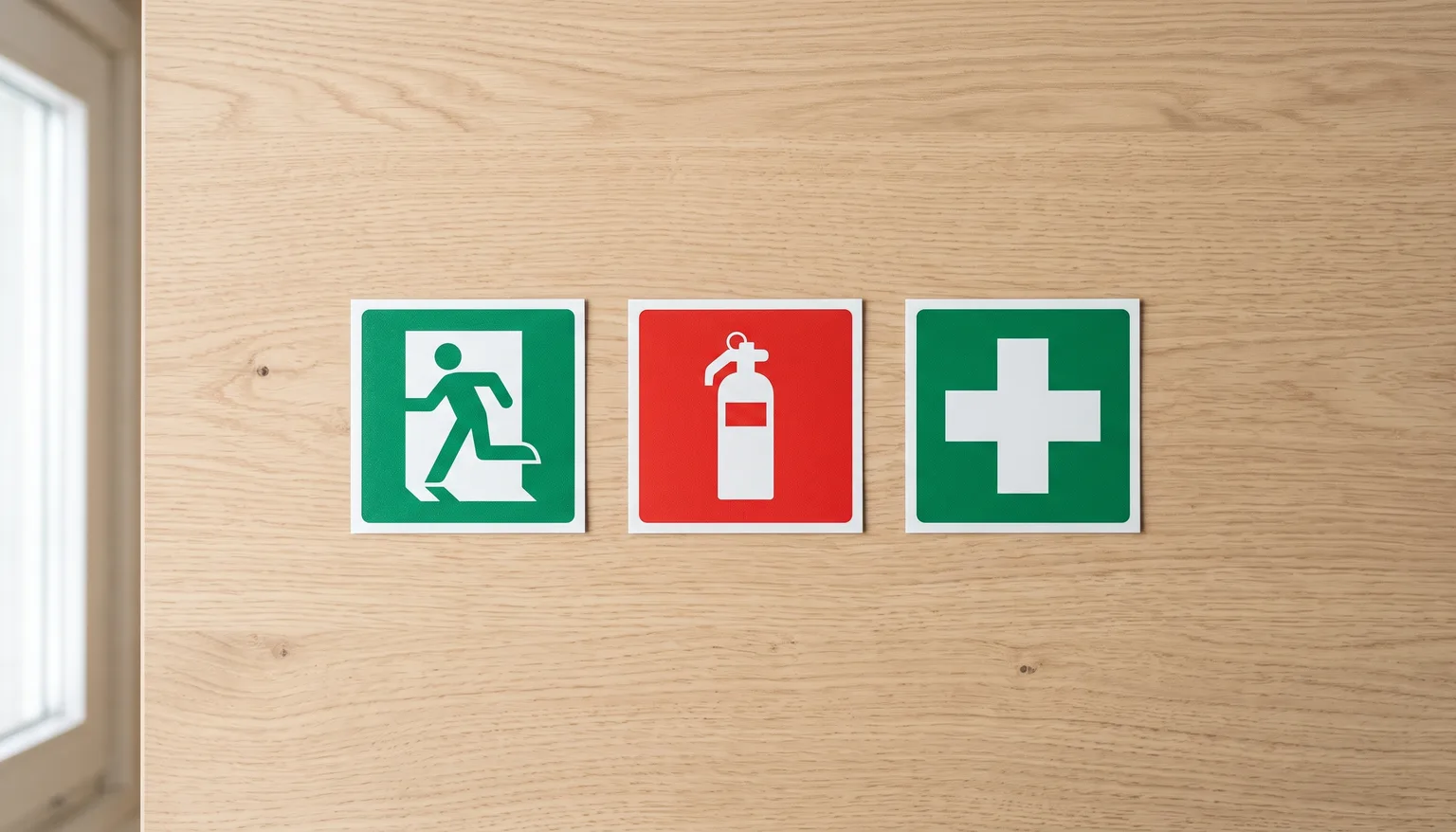 Symbole im Flucht- und Rettungsplan: Bedeutung nach ISO 7010